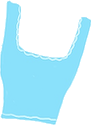 Eccentric Blue Tank