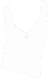 White V-Neck